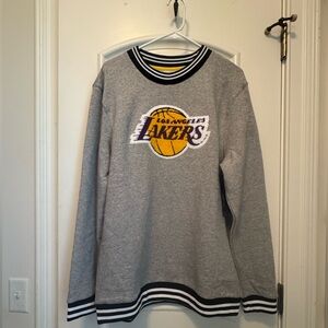 Lakers Stadium Essentials Club Level Pullover Sweatshirt NWT
